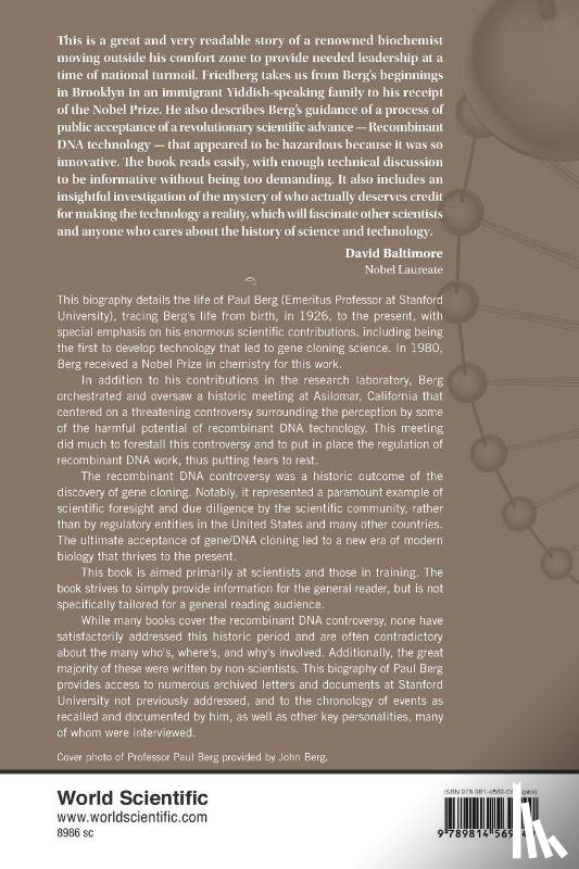 Friedberg, Errol C (Univ Of Texas Southwestern Medical Center At Dallas - Biography Of Paul Berg, A: The Recombinant Dna Controversy Revisited