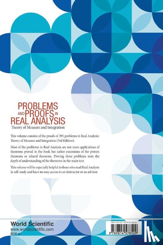 Yeh, James J (Univ Of California - Problems And Proofs In Real Analysis: Theory Of Measure And Integration