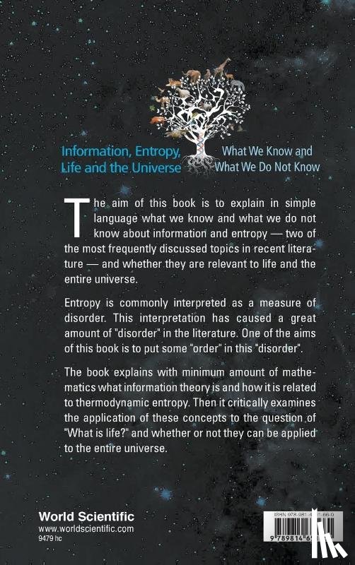 Ben-naim, Arieh (The Hebrew Univ Of Jerusalem - Information, Entropy, Life And The Universe: What We Know And What We Do Not Know