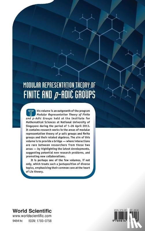  - Modular Representation Theory Of Finite And P-adic Groups