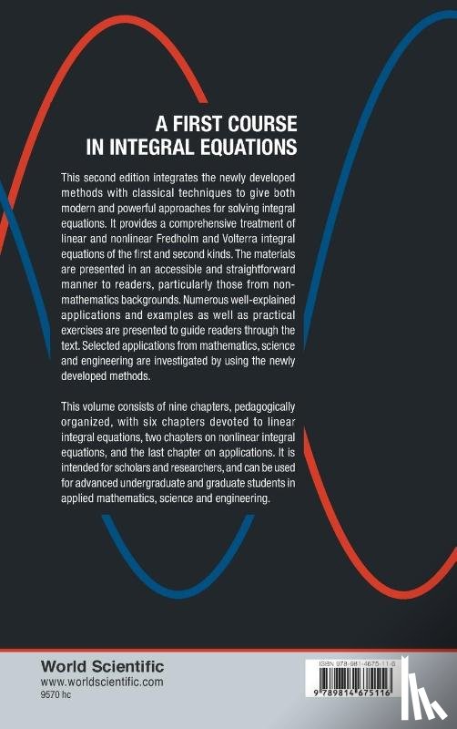 Wazwaz, Abdul-majid (Saint Xavier Univ - First Course In Integral Equations, A