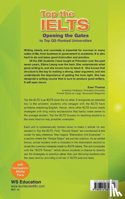 Leong, Kaiwen (Ntu, Leong, Elaine (Citibank Malaysia - Top The Ielts: Opening The Gates To Top Qs-ranked Universities