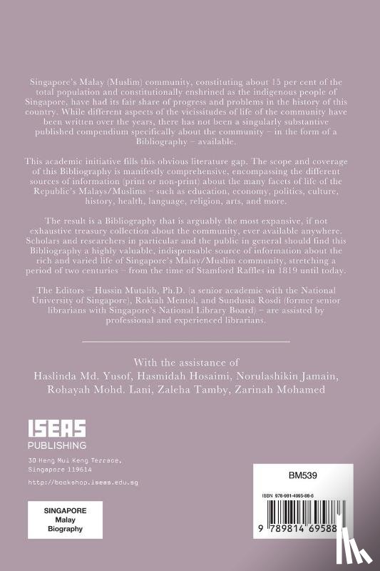  - Singapore Malay/Muslim Community, 1819-2015