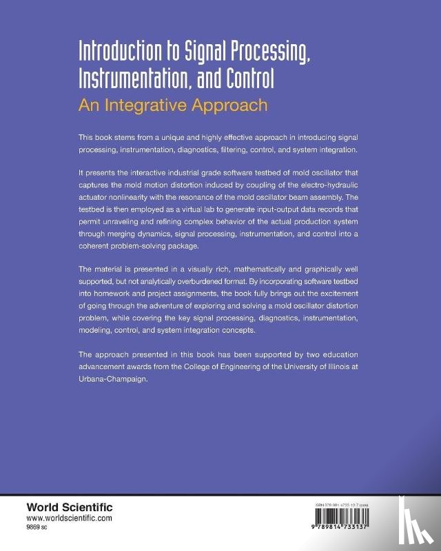 Bentsman, Joseph (Univ Of Illinois At Urbana-champaign - Introduction To Signal Processing, Instrumentation, And Control: An Integrative Approach