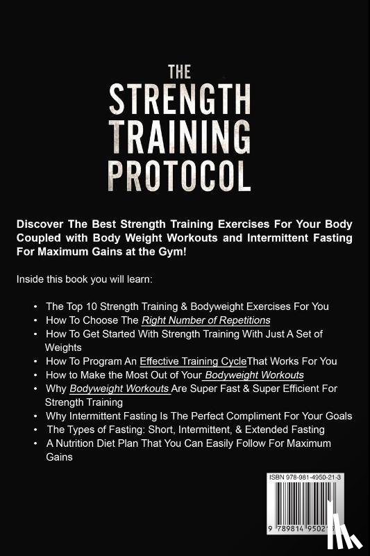 Legend, Logan - Strength Training For Fat Loss - Protocol