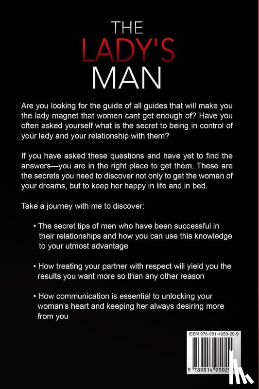 Parker, J S - Dating Advice For Men - The Lady's Man