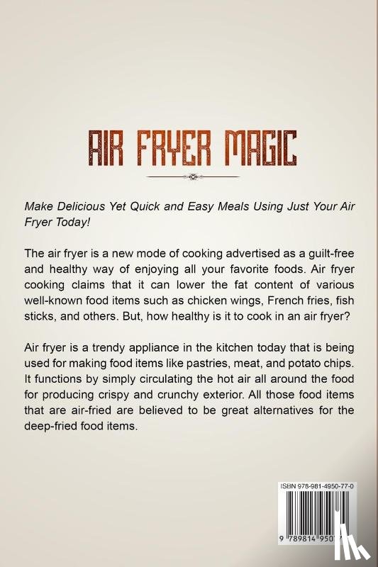 Houston, Rachel - Air Fryer Cookbook