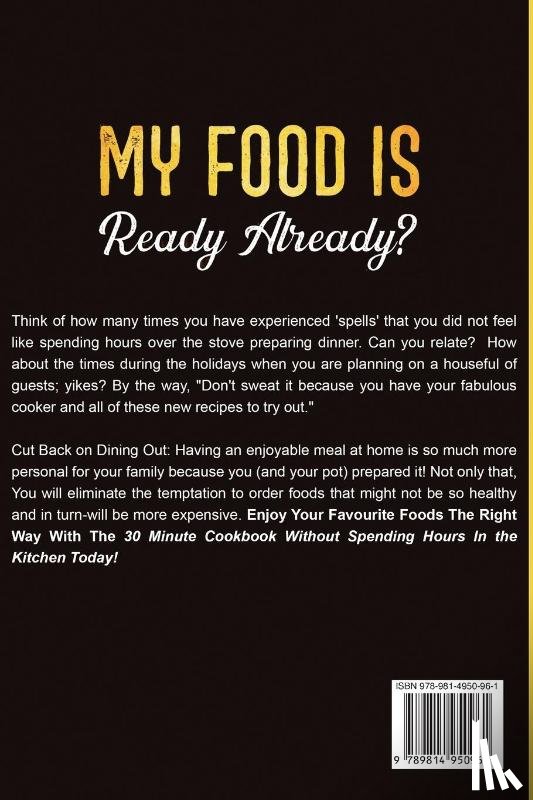 Tanner, Josie - 30 Minute Cookbook