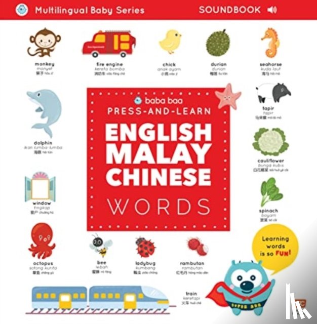  - Press-and-Learn English Malay Chinese Words Sound Book