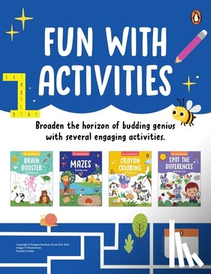 Books, Penguin - Fun with Activities Pack (4 Books Pack): A Set of 4 Fun and Interactive Activity Books for Preschool Kids, Toddlers Book for 3+ [Penguin Early Learnin