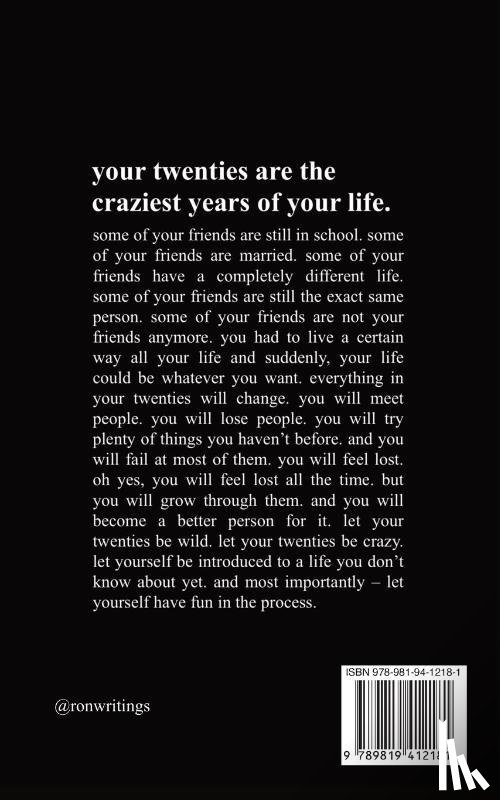 Lim, Ron - Twenty Something