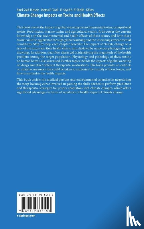  - Climate Change Impacts on Toxins and Health Effects