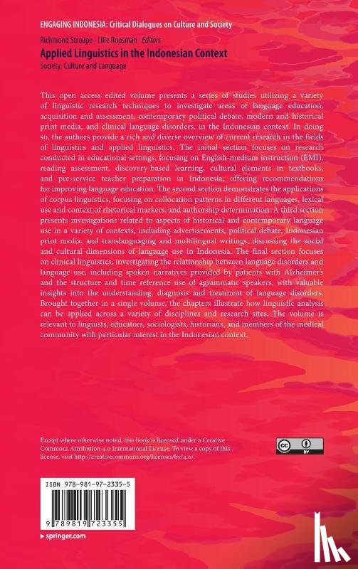  - Applied Linguistics in the Indonesian Context