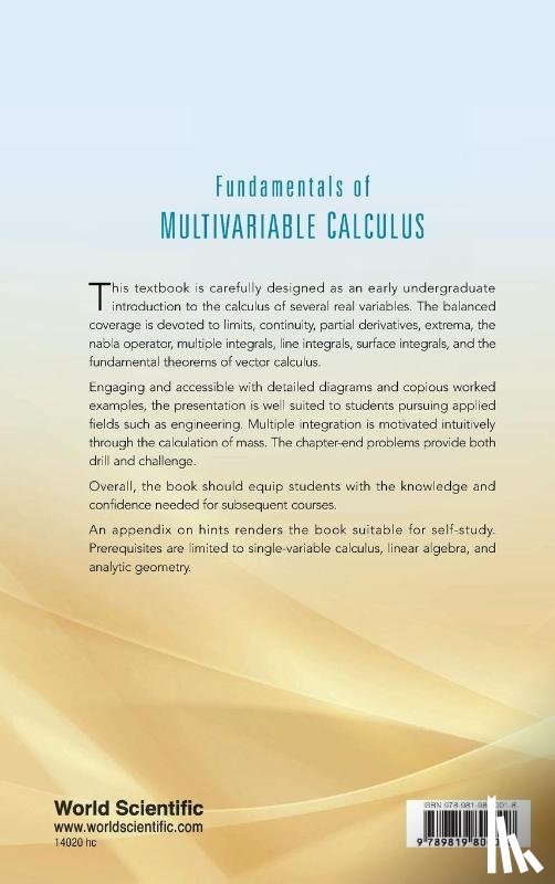 Lebedev, Leonid P (National Univ Of Colombia, Cloud, Michael J (Lawrence Technological Univ - Fundamentals Of Multivariable Calculus