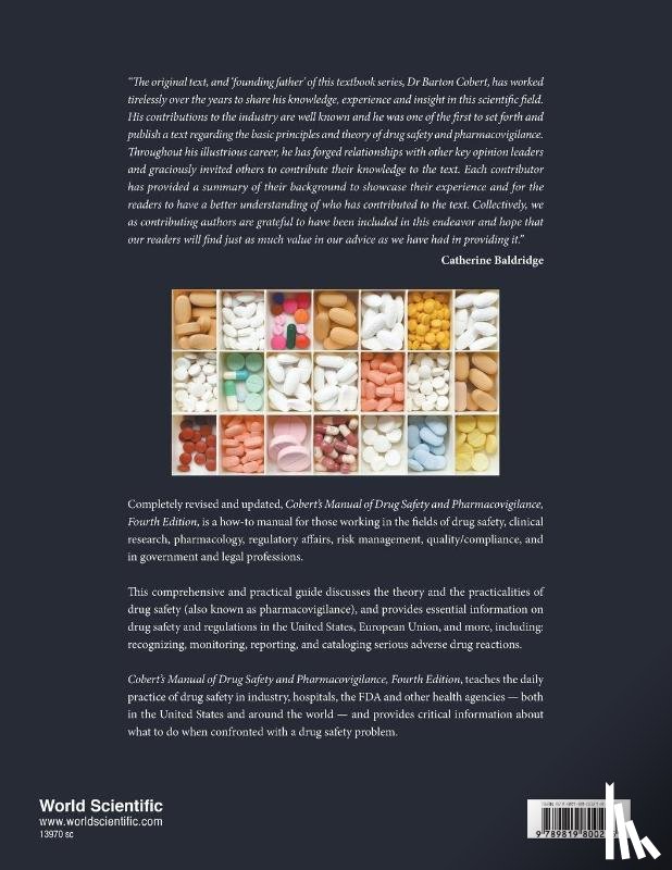Cobert, Barton (Blcmd Associates Llc, Gregory, William (-), Thomas, Jean-loup (Hospice Civils De Lyon, Baldridge, Catherine (Essential Pharmacovigilance Llc - Cobert's Manual Of Drug Safety And Pharmacovigilance (Fourth Edition)