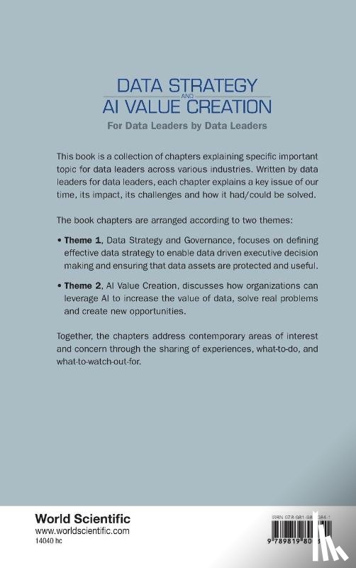  - Data Strategy And Ai Value Creation: For Data Leaders By Data Leaders