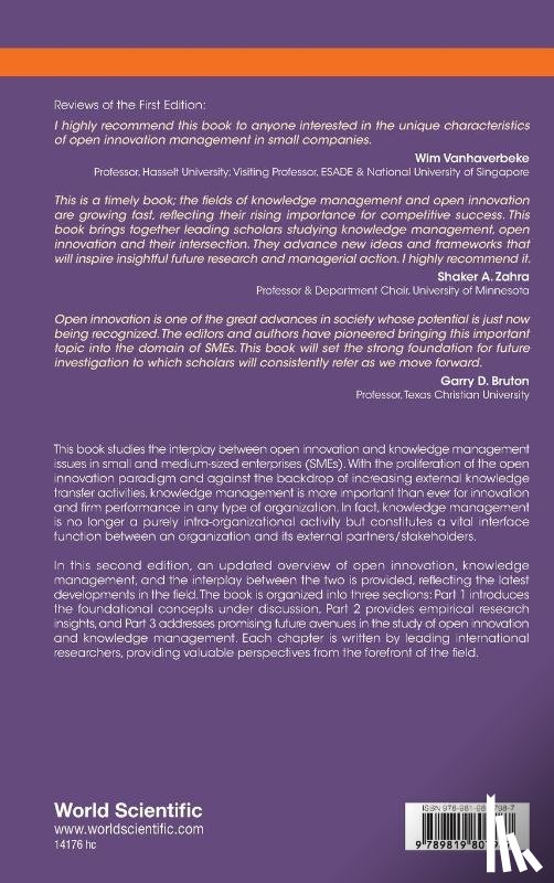  - Open Innovation And Knowledge Management In Small And Medium Enterprises