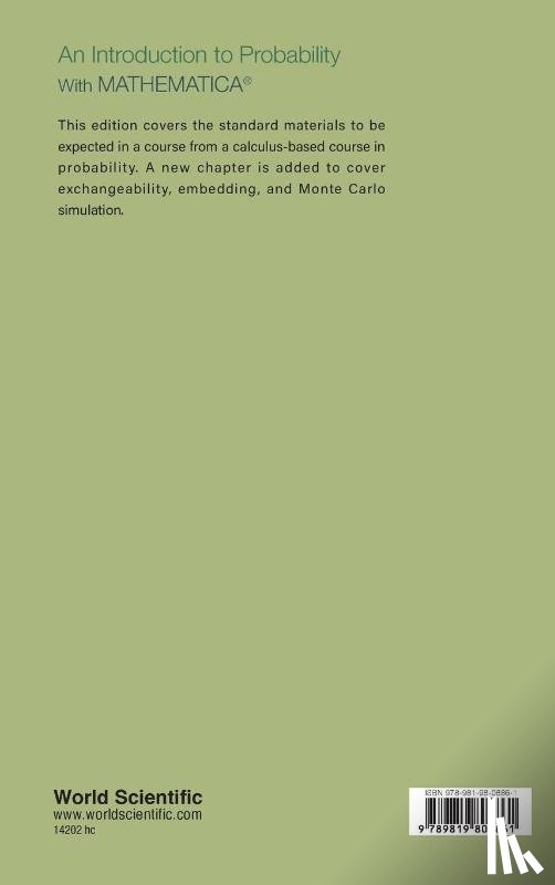 Kao, Edward P C (Univ Of Houston - An Introduction To Probability: With MathematicaA®