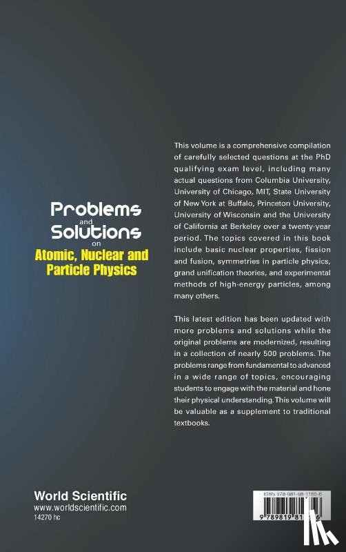 Swee Cheng Lim, Choy Heng Lai Leong Chu - PROB & SOL ATOM, NUCL ..(2ND ED)