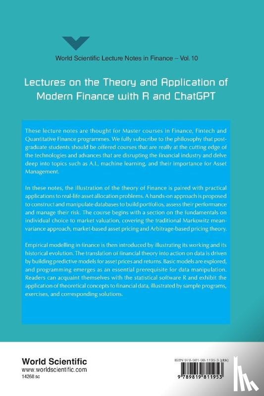 Carlo A Favero, Claudio Tebaldi - LECTURES THEORY & APPLN MODERN FINANCE WITH R & CHATGPT