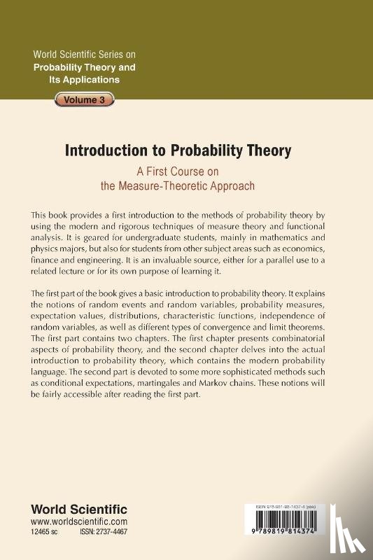 Moshayedi Nima - INTRODUCTION TO PROBABILITY THEORY