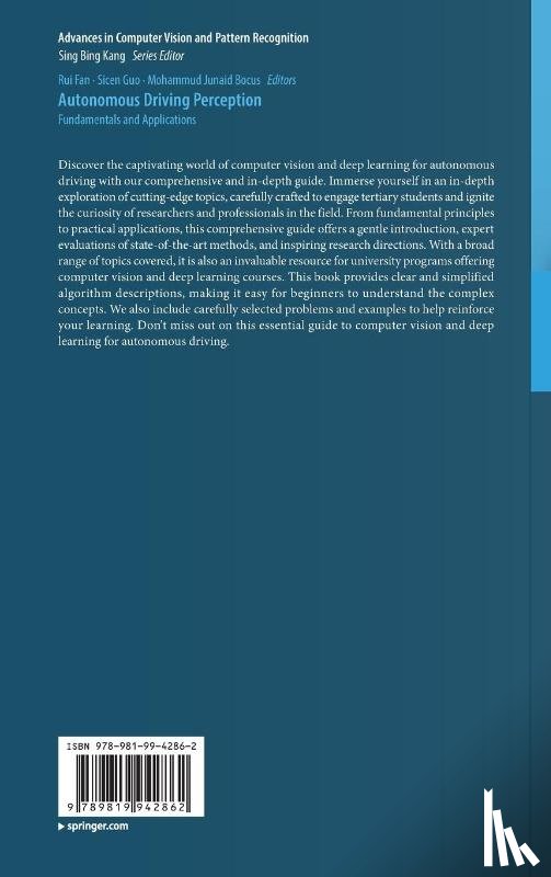  - Autonomous Driving Perception