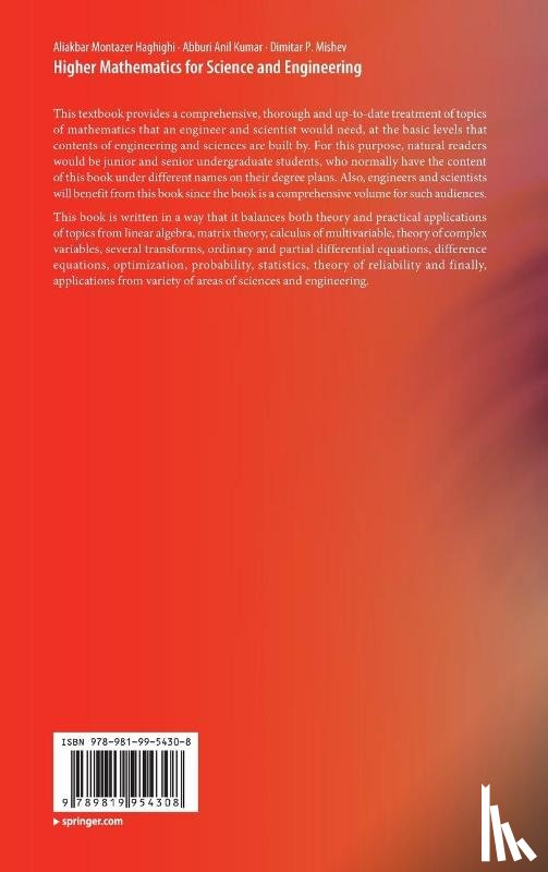 Haghighi, Aliakbar Montazer, Kumar, Abburi Anil, Mishev, Dimitar P. - Higher Mathematics for Science and Engineering