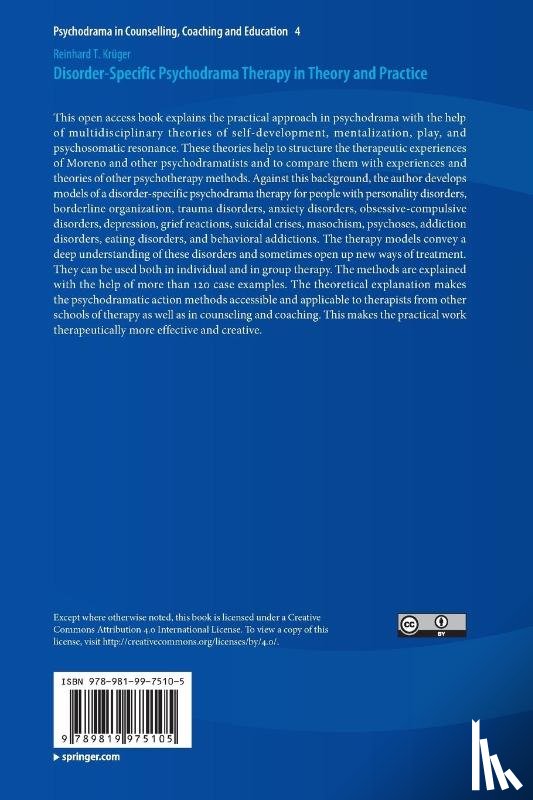 Kruger, Reinhard T. - Disorder-Specific Psychodrama Therapy in Theory and Practice
