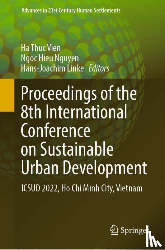  - Proceedings of the 8th International Conference on Sustainable Urban Development