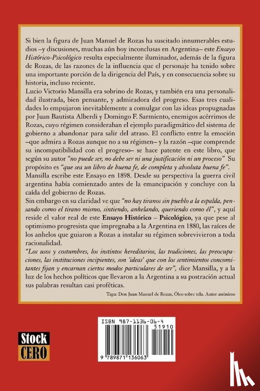 Lucio V. Mansilla - Rozas - Ensayo Historico-psicologico
