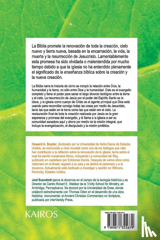 Snyder, Howard A, Scandrett, Joel - La salvacion de toda la creacion