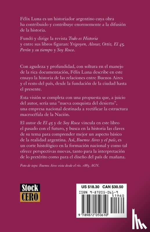 Luna, Felix - Buenos Aires y el País