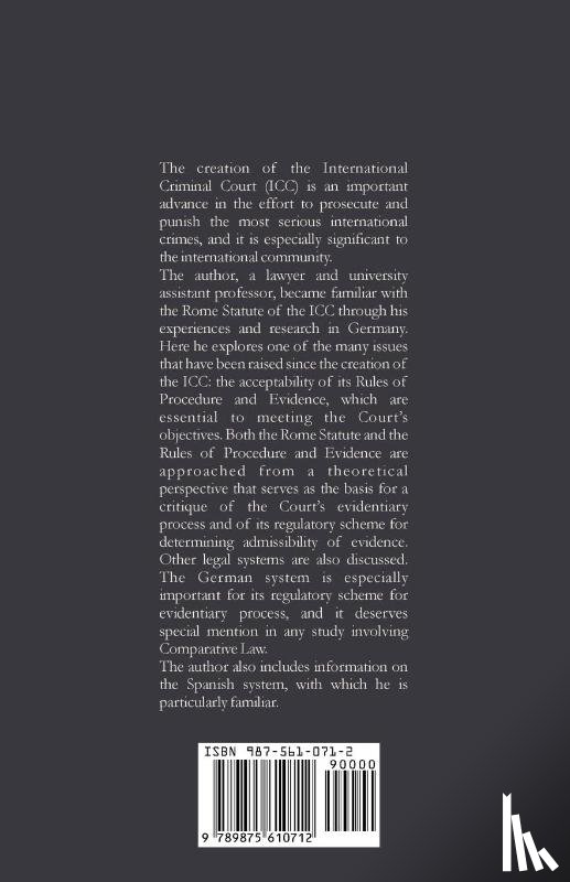 del Cacho, Fernando - About the Rules of Evidence for the New International Criminal Court