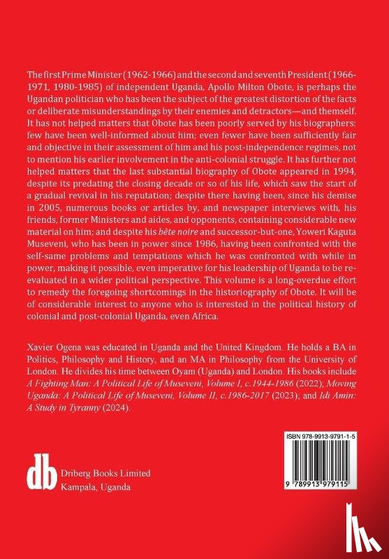 Ogena, Xavier - Obote In Political History of Uganda