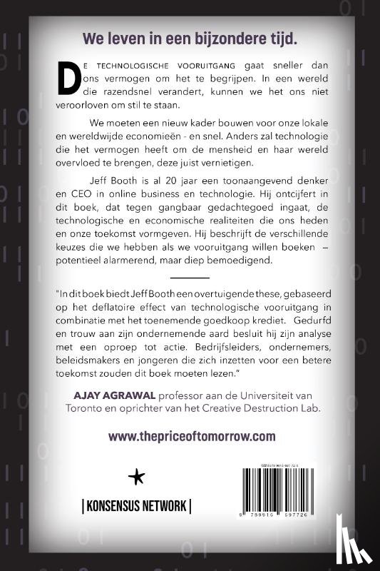 Booth, Jeff - De Prijs van Morgen