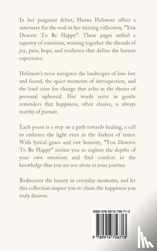 Helimets, Hanna - You Deserve To Be Happy