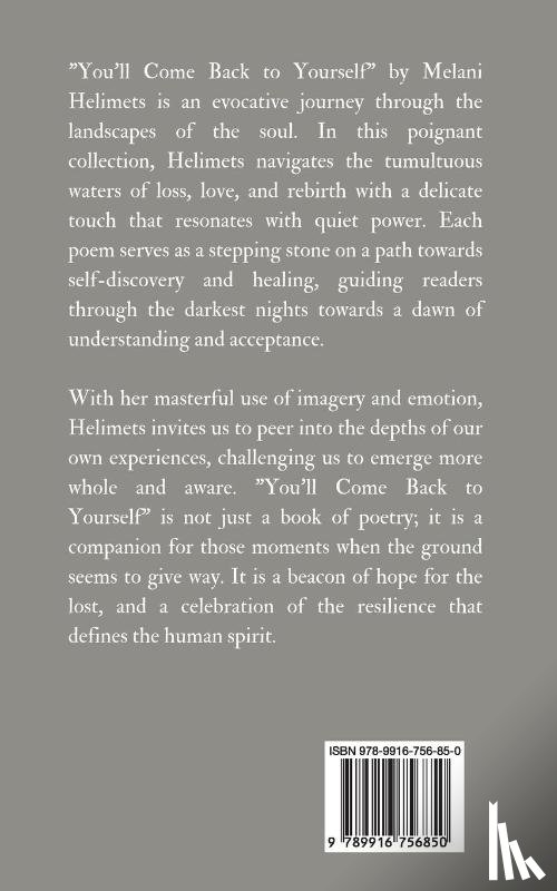 Helimets, Melani - You'll Come Back to Yourself