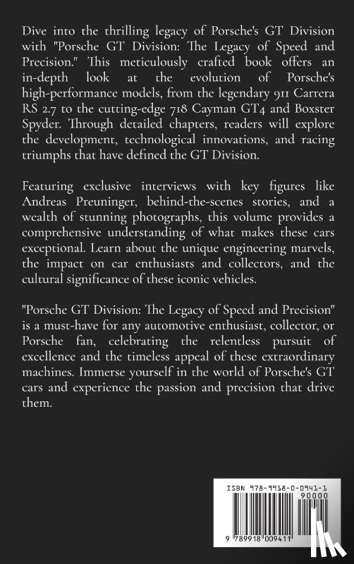 Psaila, Etienne - Psaila, E: Porsche GT Division