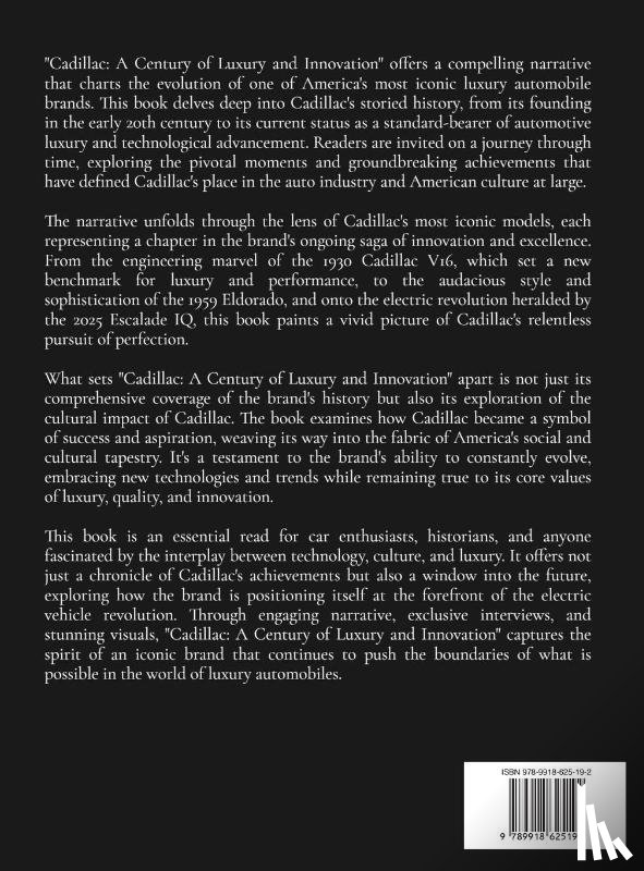 Psaila, Etienne - Cadillac - A Century Of Luxury And Innovation