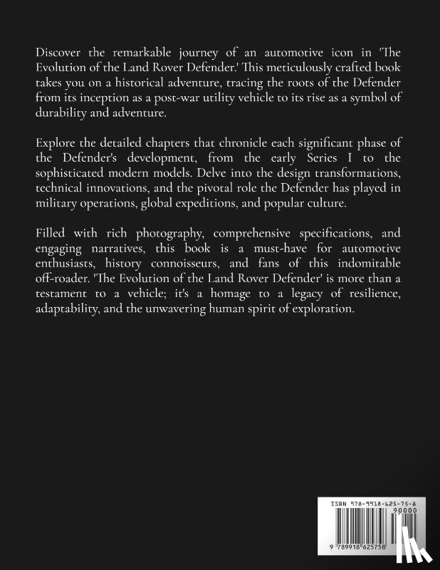 Psaila, Etienne - Psaila, E: Evolution of the Land Rover Defender