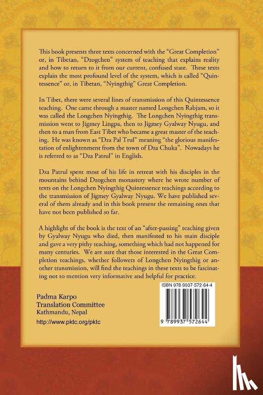 Duff, Tony - The View and Practice of Quintessence Dzogchen