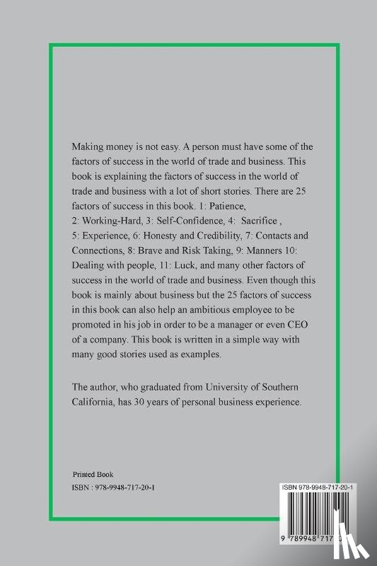 Fahim, A. R - THE ROAD TO MONEY AND SUCCESS