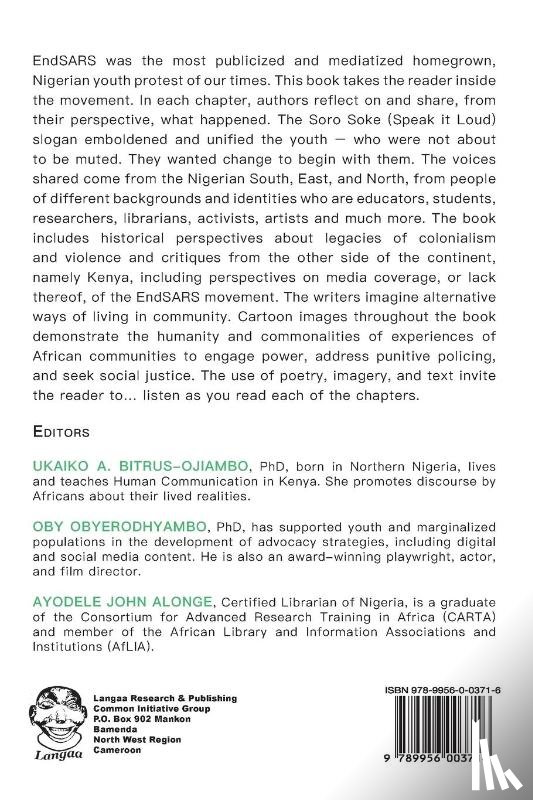 Alonge, Ayodele John - #EndSARS Social Movement