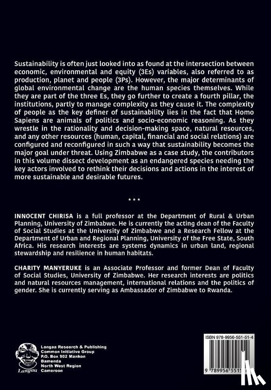  - Sustainability in the Political and Socio-Economic Spheres of Development in Zimbabwe