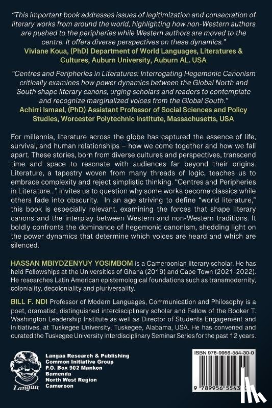  - Centres and Peripheries in Literatures