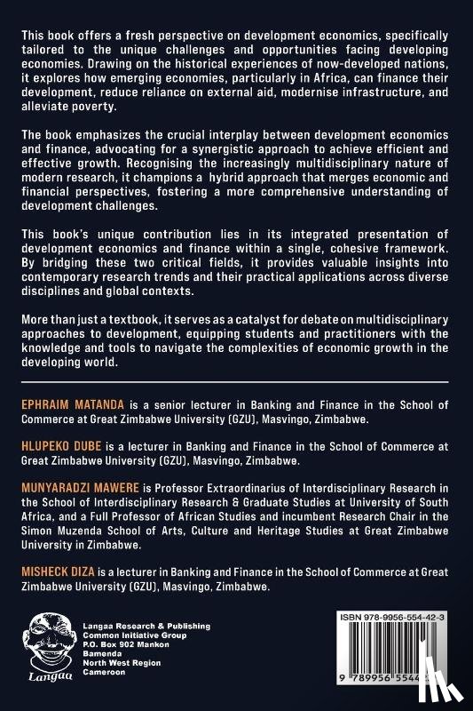 Matanda, Ephraim, Dube, Mawere, Munyaradzi - Development Economics for Developing Economies