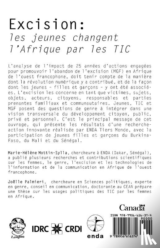 Mottin-Sylla, Marie-Helene, Palmieri, Joelle - Excision: Les Jeunes Changent L'Afrique Par Les Tic