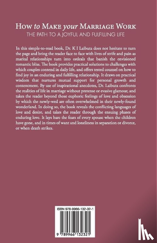 Laibuta, Kibaya I - How to make your marriage work