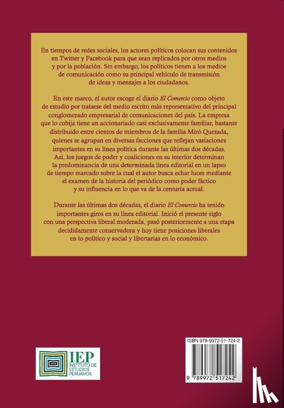 Godoy Mej a, Jos Alejandro - Godoy Mej a, J: Comercio y la pol tica peruana del siglo XXI