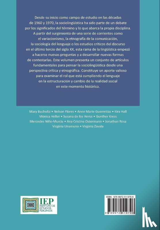  - Hacia una sociolingüística crítica